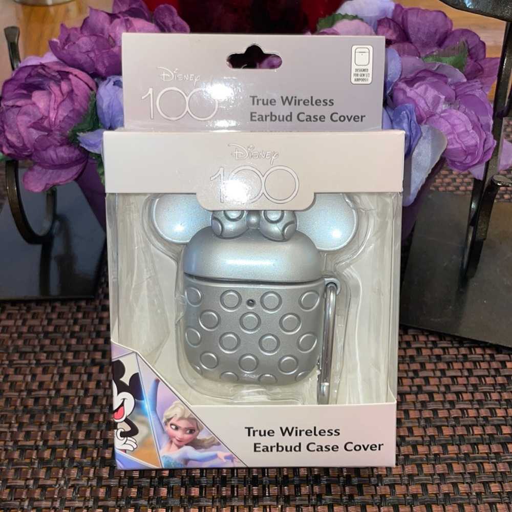 Disney 100th Anniversary Minnie a mouse True Wireless Earbud Case Cover GEN 1/2